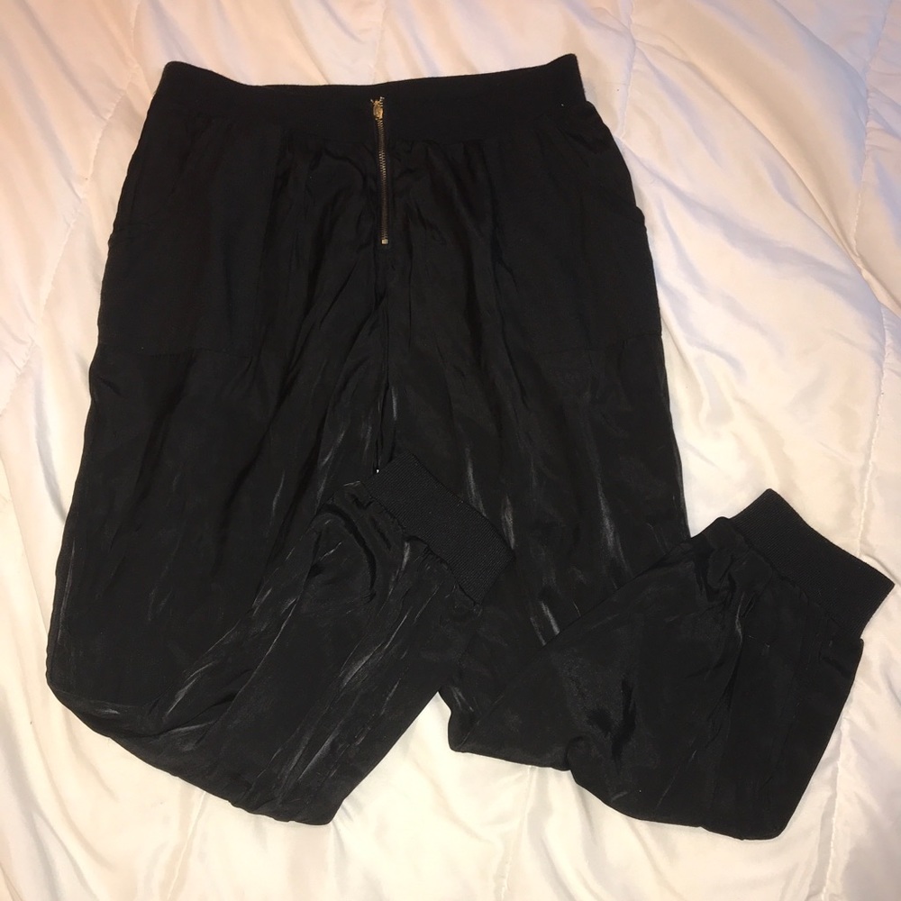 Black joggers